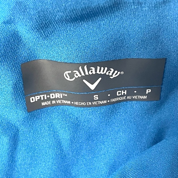 Callaway Golf Opti Dri Stretch Truesculpt Ibiza Blue Split Skort w Pockets Sz S - Picture 8 of 13